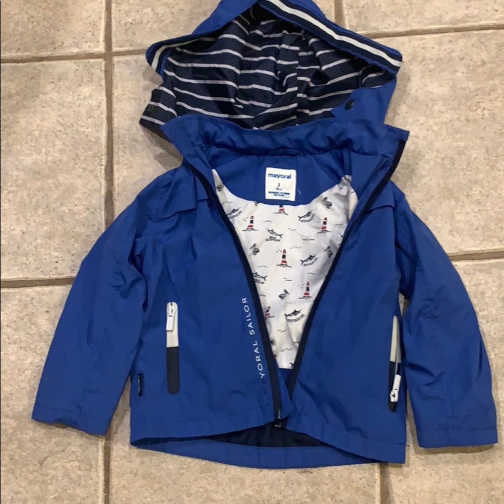 Mayoral Sailor Windbreaker with Detachable Hood